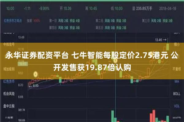 永华证券配资平台 七牛智能每股定价2.75港元 公开发售获19.87倍认购