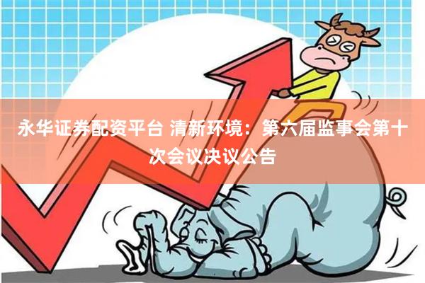永华证券配资平台 清新环境：第六届监事会第十次会议决议公告